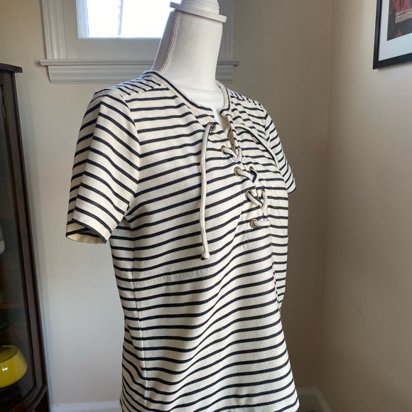 Madewell nautical stripped rope Tee Medium - Coastal grandmother - sailor vibe - Picture 11 of 12